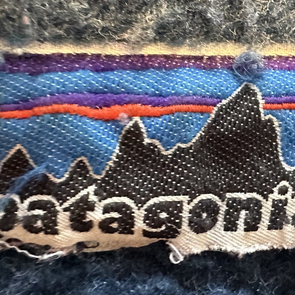 RARE FIND First Label Vintage 1970's Patagonia Pullover 1/4 zip Fleece Sweater